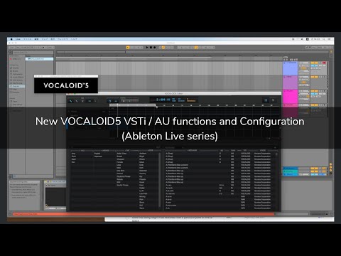 New VOCALOID5 VSTi / AU Functions and Configuration (Ableton Live Series)