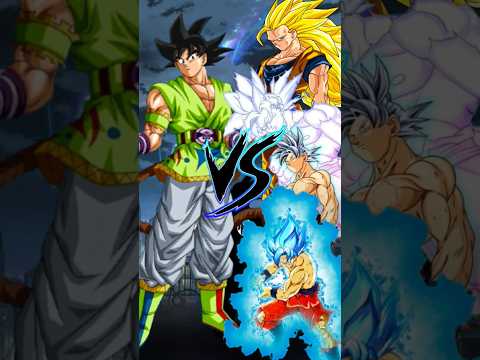 AF Goku vs Goku from(DBZ, DBS, SDBH) Comparison Video #goku #dragonball #vegeta #anime