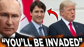 Trump Says Canada Is CUT OFF From USA PROTECTION Because Of Trudeau