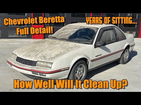 This 1989 Chevrolet Beretta GT Sat for Over a DECADE...Let's See How Well It Cleans Up!