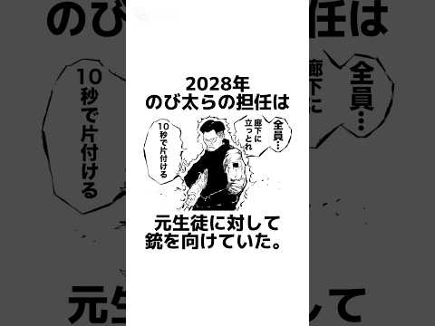 【ドラえもん最終回】に関する架空の雑学【先生と出木杉編】Season2 #雑学 #雑学豆知識 #漫画動画 #manga #shorts