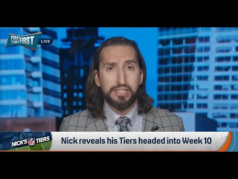 FIRST THINGS FIRST | Nick Wright's SHOCKING NFL Ranking, Lions, Ravens Drop, Eagles, Commanders Rise