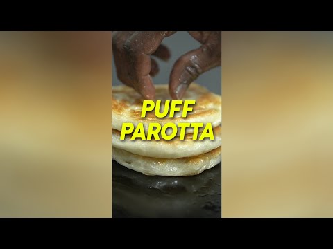 Puff Parotta | Puff Parotta Recipe In Tamil | Street Food | #shorts #trending #insidetamilnadu