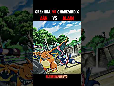 Charizard (Alan) VS Greninja (Ash) - AMV 🔥 || #pokemon #ashattitude