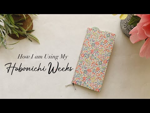 How I am Using My Hobonichi Weeks