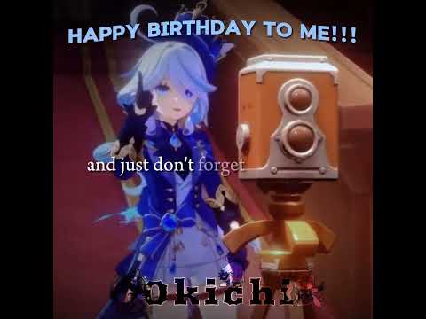 HAPPY BIRTHDAY TO ME!!| furina edit|#edit #genshinimpact #genshin #furina #happybirthday #furinaedit