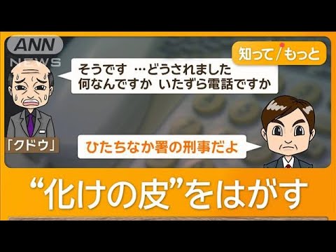 ニセ警察官を本物の刑事が撃退　「だますの専門にしているの？」詐欺師を一喝【知ってもっと】【グッド！モーニング】(2024年11月15日)