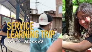 A MEDLIFE Service Learning Trip in 1 Minute!