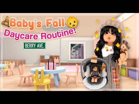 BABY'S *FALL* DAYCARE ROUTINE! | Roblox Berry Avenue Roleplay