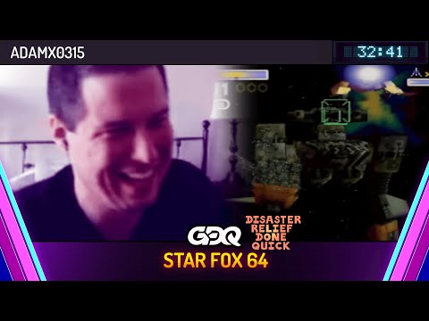 Star Fox 64 by adamX0315 in 32:41 - Disaster Relief Done Quick 2024