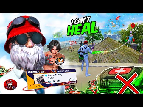 I Can't Heal 😢 Extreme Lvl Challenge with 100 Lvl Pro Player 🎯 Free Fire