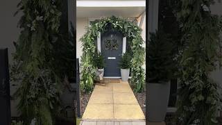 How to make DIY faux tree Door Arch!🌲 @reynoldsresidence 😍 #therange #christmas2023 #diydecor #diy