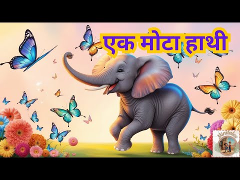 Ek Mota Hathi | एक मोटा हाथी | Hindi Rhymes for Kids