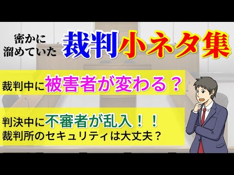 大阪から東京を目指したのに沖縄を経由した理由は？裁判傍聴していての小ネタを集めました #63