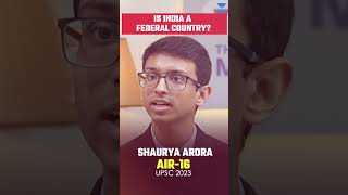 Is India a Federal Country? #upsc #upsctopper2023