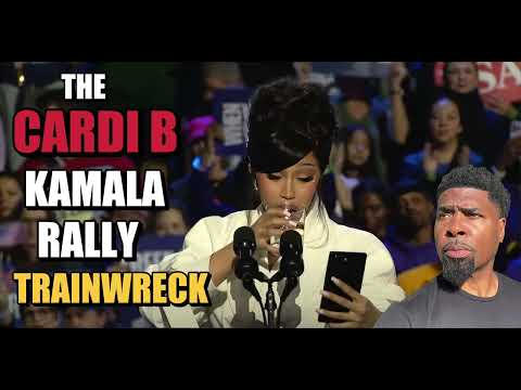 The Cardi B Kamala Rally Train Wreck