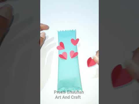 Chocolate Gift Wrapping Ideas With Paper | Valentine's Day Gift Idea | Chocolate Wrapping #shorts