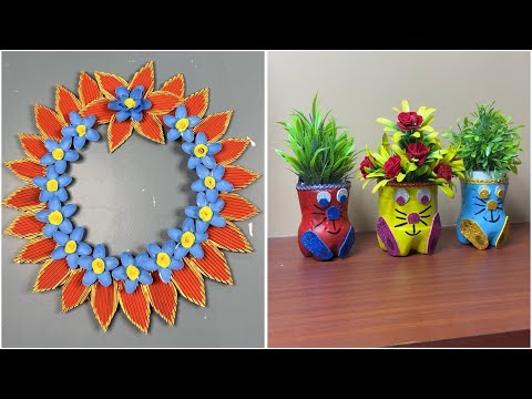 Fun and Easy DIY Flower Wreath & Animal Planters | Creative Home Decor Crafts