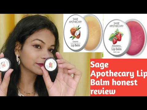 Sage Apothecary Super Soft Strawberry Lip balm | Sage Apothecary Super Soft coconut Lip Balm review