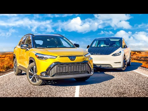 Corolla Cross Hybrid vs Tesla Model Y - Is Hybrid the Move?