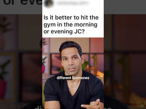 Wondering whether it’s better to hit the gym in the morning or evening? Our expert has the answer!