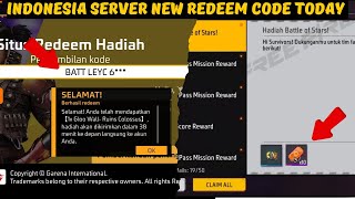 Indonesia server new redeem code today 🤗