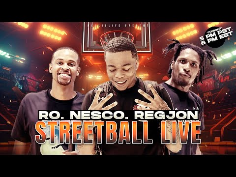 Nesco Drops His TOP FIVE 1v1 Players | STREETBALL LIVE w/ Nesco, Regjon & Roe | Episode 1