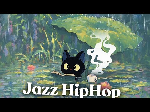 Lo-fi Jazz HipHop ☂️ "Dream big, sip slow, work harder."