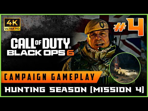 Black Ops 6 - Campaign 4K60 - Hunting Season (Mission 4)