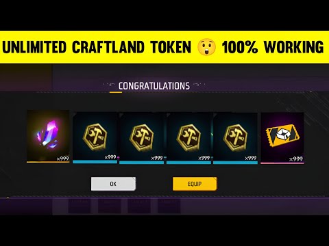 How To Collect Craftland Unlimited Tokens In Free Fire | Craftland Tokens Kaise Milega | Free Fire