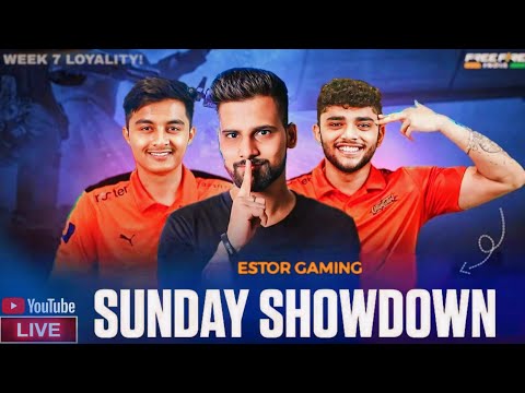 SUNDAY SHOWDOWN WEEK 8 LIVE ! LOYALITY SCRIMS ON TOP 📈 #esportsfreefire