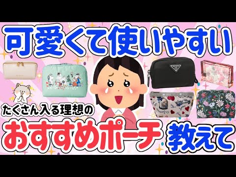 【有益スレ】可愛くて使いやすい！洗える！全てが揃っているおすすめ化粧ポーチが知りたい！お気に入りのポーチ教えて！【ガルちゃん】