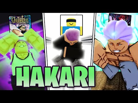 Using HAKARI In Different Roblox Anime Games