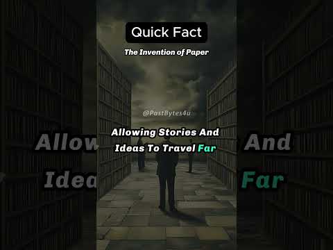 How Paper Changed the World  #unknownfacts #shorts