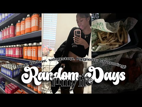 A RANDOM DAY IN MY LIFE|| five below, wingstop, hygiene shopping