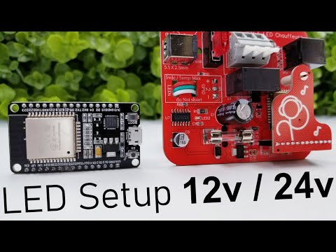 12v and 24v LED Setup Guide - WS2815 & FCOB: ESP32 & Domestic Automation WLED Controller