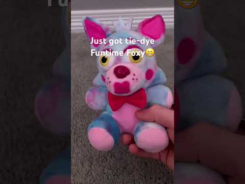 Just got tie dye funtime foxy! #fivenightsatfreddys #fnaf #fnafplushies #funtimefoxy #funko