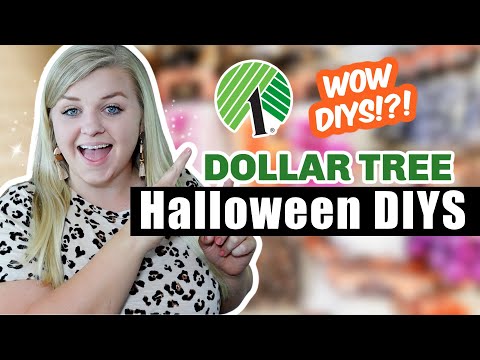 $1 Best DOLLAR TREE DIY Halloween Decor Ideas 2024 | Krafts by Katelyn