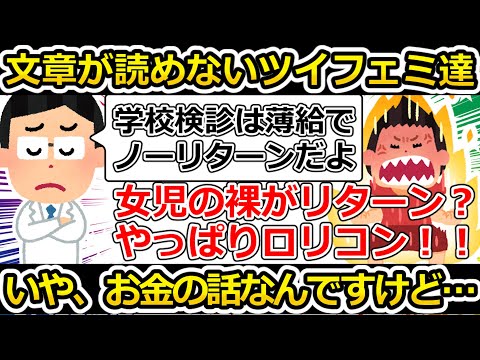 【ゆっくり解説】ツイフェミさんやっぱり文章が読めてないらしいので義務教育を一からやり直すことをお勧めします