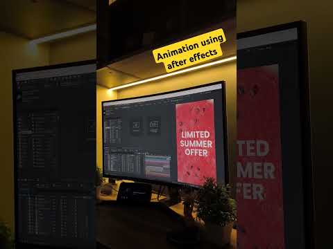 After effects animation for juice product