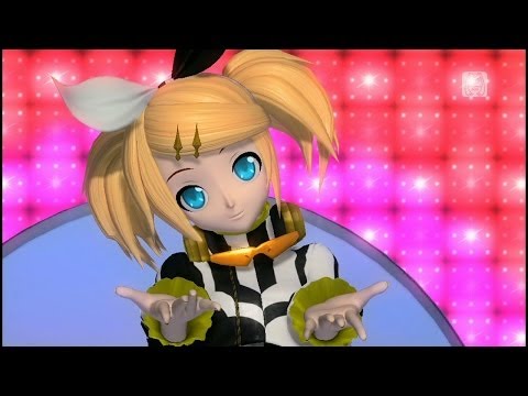 [60fps Full風] Melt メルト -Hatsune Miku Kagamine Rin 初音ミク 鏡音リン Project DIVA English lyrics Romaji