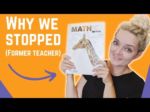 MASTER BOOKS REVIEW-FORMER MATH TEACHER | Math Lessons for a Living Education | WHY WE STOPPED