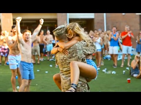 Soldiers Coming Home To Girlfriends Compilation Video