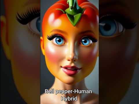 Hyper Realistic Human Vegetable Hybrids