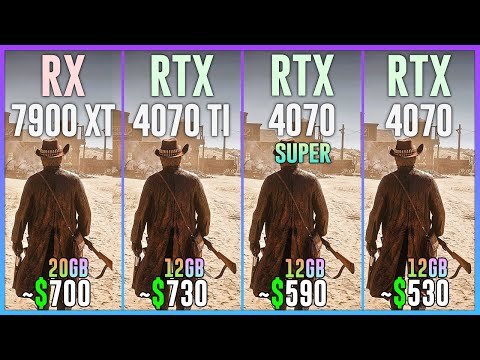 RX 7900 XT vs RTX 4070 TI vs RTX 4070 SUPER vs RTX 4070 - Test in 25 Games