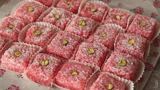 Easy Nariyal/Coconut Barfi 😍 Recipe By Chef Hafsa