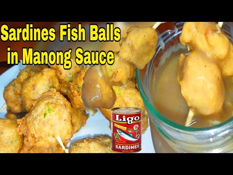 Homemade Fish balls(Sardines) with Fishball Sauce aka Manong Sauce Recipe