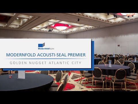 Modernfold Acousti-Seal Premier | Golden Nugget Atlantic City