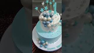 new# wipped cream  cake 2step    cake for baby boy birthday celebration... viral short videos cake