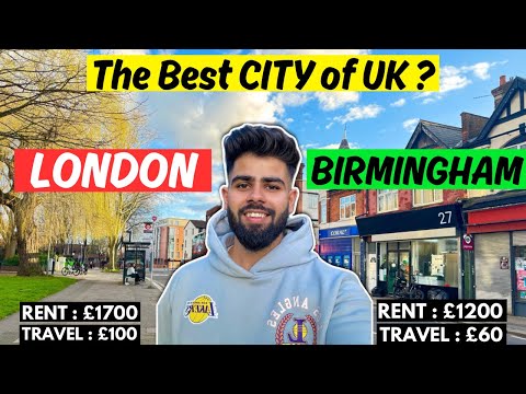 LIFE in LONDON vs BIRMINGHAM🇬🇧 | The comparison of Living Cost in LONDON & BIRMINGHAM 2024